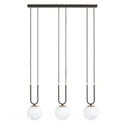 Emibig Pendellampa Glam Stål Svart | Passande för 3x E14 - Max 10W