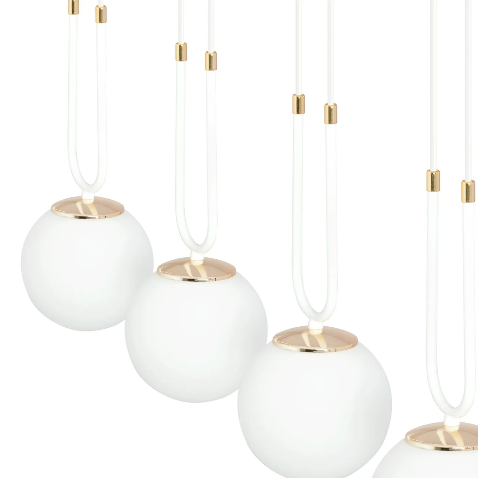 Emibig Pendellampa Glam Stål Vit | Passande för 3x E14 - Max 10W