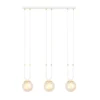 Emibig Pendellampa Glam Stål Vit | Passande för 3x E14 - Max 10W