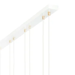 Emibig Pendellampa Glam Stål Vit | Passande för 4x E14 - Max 10W