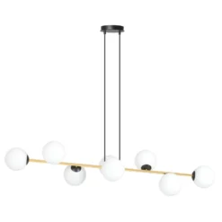 Emibig Pendellampa Gravity Stål Svart | Passande för 8x E14 - Max 10W