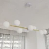 Emibig Pendellampa Gravity Stål Vit | Passande för 8x E14 - Max 10W