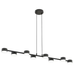 Emibig Pendellampa Megara Stål Svart | Passande för 8x GX53 - Max 12W