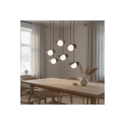 Emibig Pendellampa Ritual Stål Svart | Passande för 6x G9 - Max 8W
