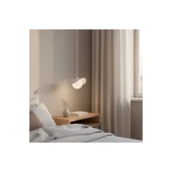 Emibig Pendellampa Ritual Stål Vit | Passande för 1x G9 - Max 8W