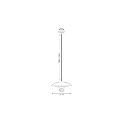 Emibig Pendellampa Skin Stål Svart | Passande för 1x G9 - Max 8W