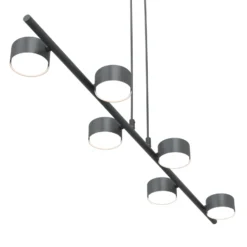 Emibig Pendellampa Sora Stål Svart | Passande för 6x GX53 - Max 12W