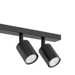 Emibig Taklampa Flash Stål Svart | Passande för 4x GU10 - Max 8W