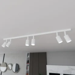 Emibig Taklampa Flash Stål Svart | Passande för 6x GU10 - Max 8W