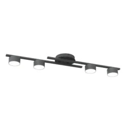 Emibig Taklampa Fragment Stål Svart | Passande för 4x GX53 - Max 12W