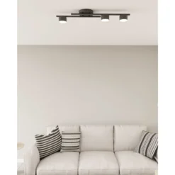 Emibig Taklampa Fragment Stål Svart | Passande för 3x GX53 - Max 12W