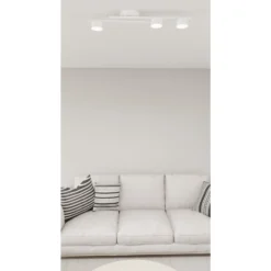Emibig Taklampa Fragment Stål Vit | Passande för 3x GX53 - Max 12W