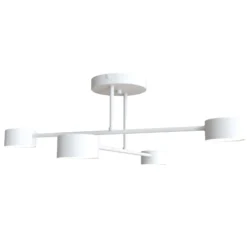 Emibig Taklampa Halo Stål Vit | Passande för 4x GX53 - Max 8W