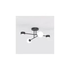 Emibig Taklampa Holon Stål Svart | Passande för 2x G9 - Max 8W, 2x GX53 - Max 12W