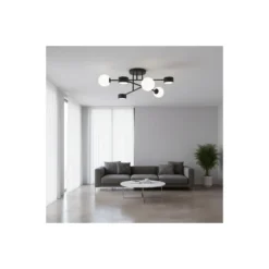 Emibig Taklampa Holon Stål Svart | Passande för 3x G9 - Max 8W, 3x GX53 - Max 12W