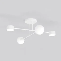 Emibig Taklampa Holon Stål Vit | Passande för 2x G9 - Max 8W, 2x GX53 - Max 12W