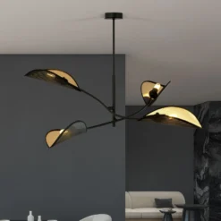 Emibig Taklampa Lotus Stål Svart | Passande för 4x E14 - Max 10W