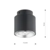 Emibig Taklampa Nano Stål Svart | Passande för 1x GU10 (AR111) - Max 12W