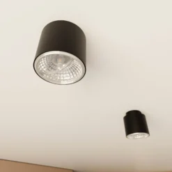 Emibig Taklampa Nano Stål Svart | Passande för 1x GU10 (AR111) - Max 12W