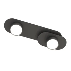 Emibig Taklampa Stilo Stål Svart | Passande för 2x GX53 - Max 12W