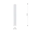 Emibig Taklampa Tecno Stål Vit | Passande för 1x GU10 - Max 8W