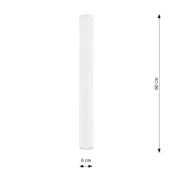 Emibig Taklampa Tecno Stål Vit | Passande för 1x GU10 - Max 8W