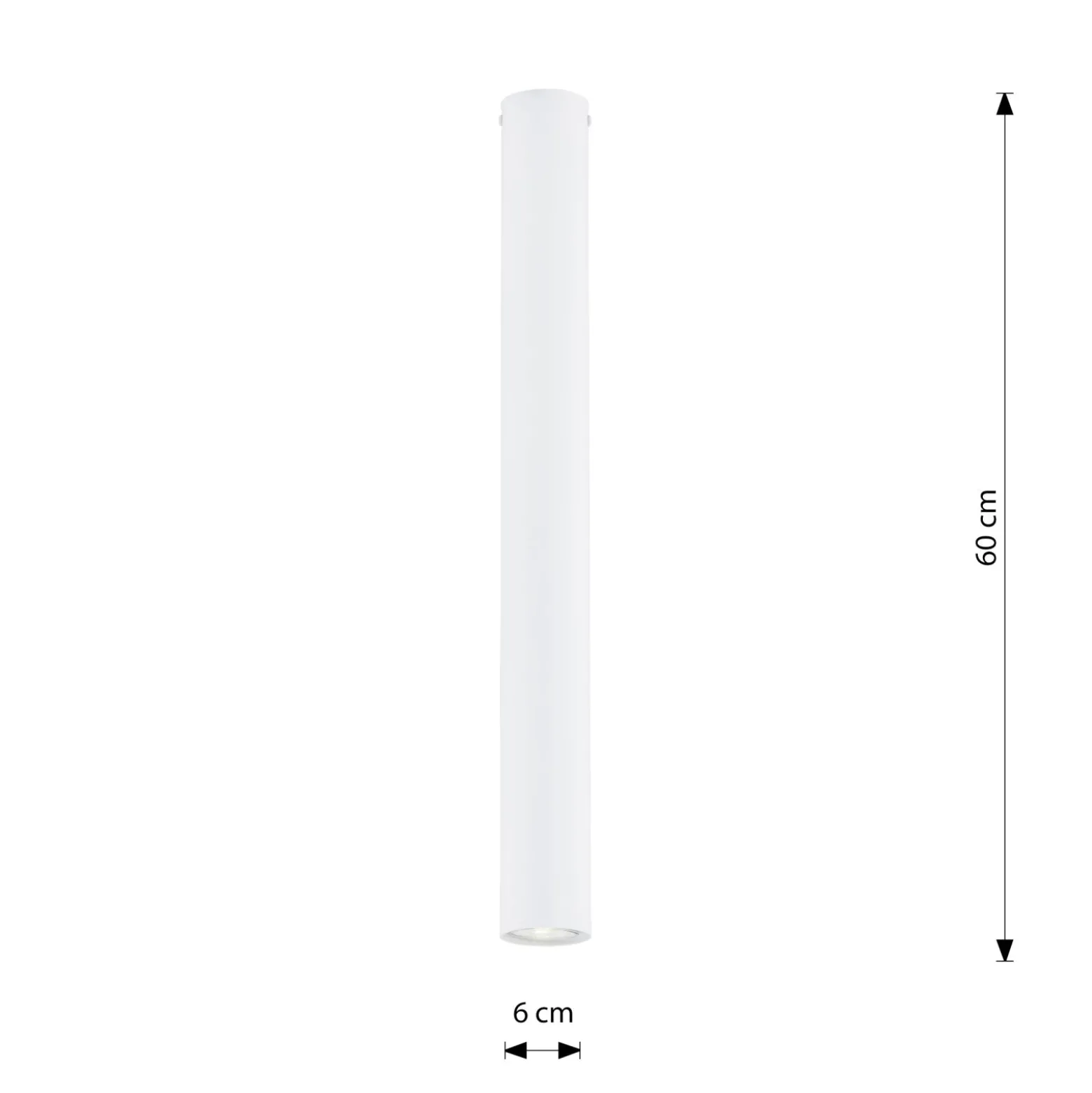 Emibig Taklampa Tecno Stål Vit | Passande för 1x GU10 - Max 8W