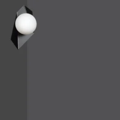 Emibig Vägglampa Drifton Stål Svart | Passande för 1x E14 - Max 10W