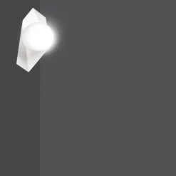 Emibig Vägglampa Drifton Stål Vit | Passande för 1x E14 - Max 10W