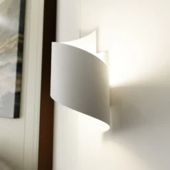 Emibig Vägglampa Spiner Stål Vit | Passande för 1x G9 - Max 8W