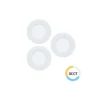 Flerpack 3x Eglo Infälld Spot Fueva 6 Plast Vit 11.1W 1350lm - 827-840-865 CCT