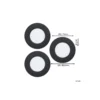 Flerpack 3x Eglo Infälld Spot Fueva 6 Plast Svart 11.1W 1350lm - 827-840-865 CCT