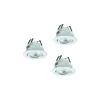 Flerpack 3x Eglo LED Spot Saliceto-Z Aluminium Vit 4.7W 440lm - 827-865 Justerbar Vit + RGB | 88mm - Utskärning 68mm - IP20 - Zigbee Dimbar