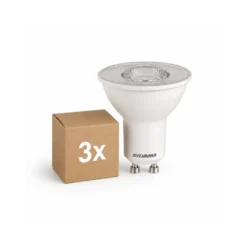 Flerpack 3x Sylvania RefLED ES50 LED Spot GU10 PAR16 345lm 36D - 840 Kallvit | Ersättare 35W