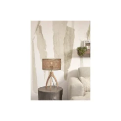 Good&Mojo Bordslampa Java Bambu Brun | Passande för 1x E27