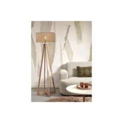 Good&Mojo Golvlampa Java Bambu Brun | Passande för 1x E27