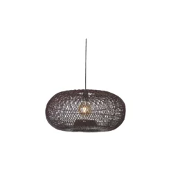 Good&Mojo Pendellampa Arizona Rattan Burgundy L | Passande för 1x E27