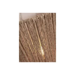 Good&Mojo Vägglampa Iguazu Jute Brun L | Passande för 1x E27