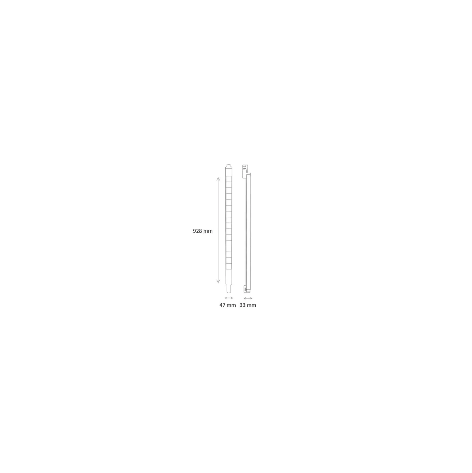 Interlight LED-skenbelysning Orion Vit 29W 3150lm 80D - 830 Varm Vit