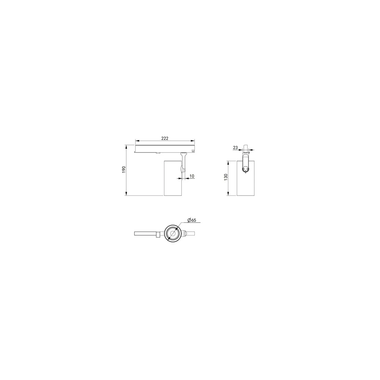 Interlight LED-skenbelysning Dream+ Vit 20W 2220lm 36D - 940 Kallvit