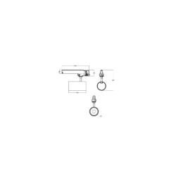 Interlight LED-skenbelysning Sense Svart 15W 1150lm 36D - 922-965 Justerbar Vit | incl. AI Sensor