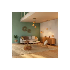 Ledvance Bordslampa Decor Rotting Brun | Passande för 1x E27