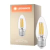 Ledvance Classic LED E27 Kronljus Filament Klar 3.4W 470lm - 827 Extra Varm Vit | Dimbar - Ersättare 40W