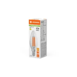 Ledvance Classic LED E14 Kronljus Filament Klar 3.4W 470lm - 827 Extra Varm Vit | Dimbar - Ersättare 40W