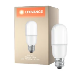 Ledvance Classic LED E27 Linjär Matt 9W 1050lm - 840 Kallvit | Ersättare 75W
