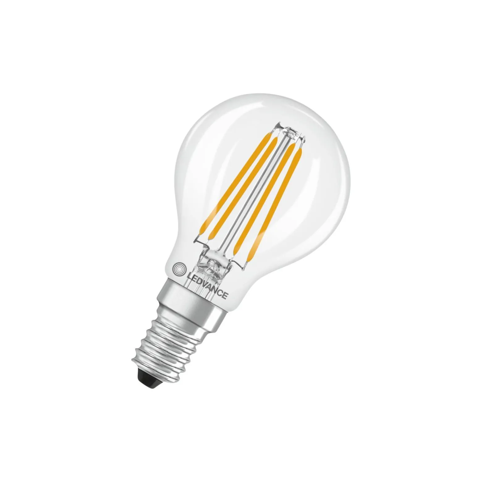 Ledvance Classic LED E14 Päron Filament Klar 3.8W 806lm - 827 Extra Varm Vit | Ersättare 60W