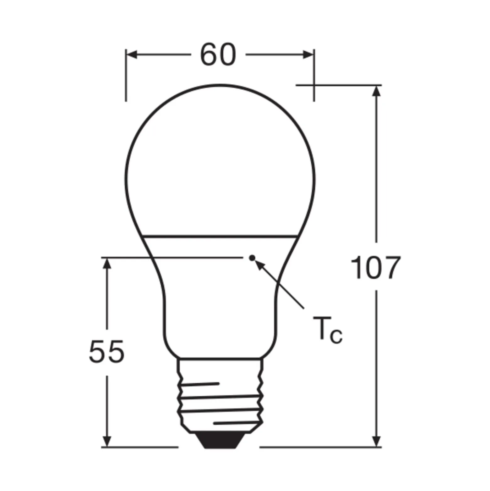 Ledvance Classic LED E27 Päron Matt 8.5W 806lm - 827 Extra Varm Vit | Ersättare 60W