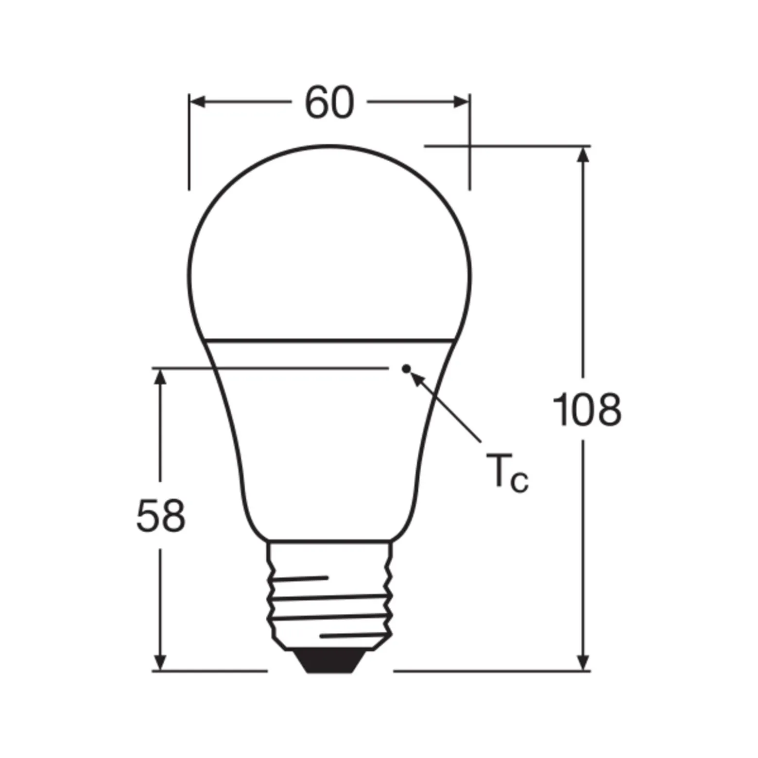 Ledvance Classic LED E27 Päron Matt 8.8W 806lm - 827 Extra Varm Vit | Dimbar - Ersättare 60W