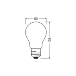 Ledvance Classic LED E27 Päron Matt 3.4W 470lm - 827 Extra Varm Vit | Dimbar - Ersättare 40W
