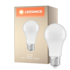 Ledvance Classic LED E27 Päron Matt 13W 1521lm - 840 Kallvit | Ersättare 100W